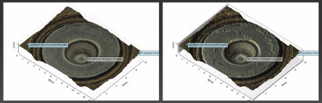 Module de topographie du logiciel de microscopie DELTAPIX