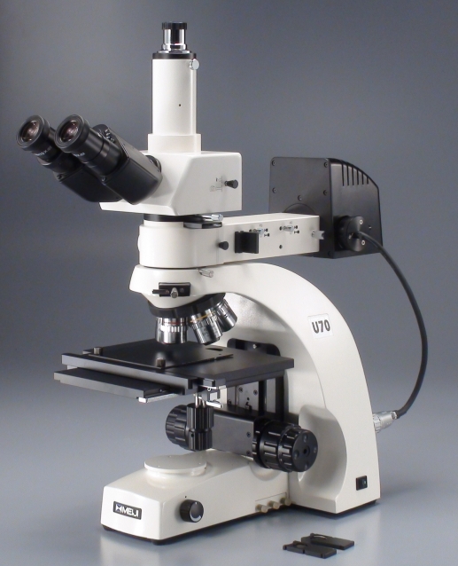 Microscope de métallographie pour wafers