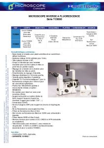 Brochure MEIJI Srie TC5000 FL