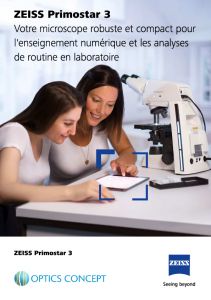 ZEISS PrimoStar 3 - Microscopes de Biologie