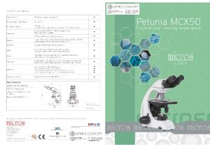 MICROS Petunia MCX50 - Optics Concept