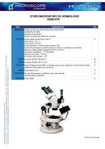 Brochure MEIJI Srie GEMZ-8TR