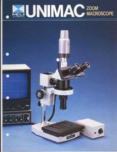 Microscope à zoom Meiji Série UNIMAC - Optics Concept