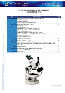 Brochure MEIJI Srie GEMZ-13TRDSVH