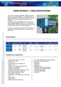 DeltaPix Srie INVENIO II CMOS Monochrome