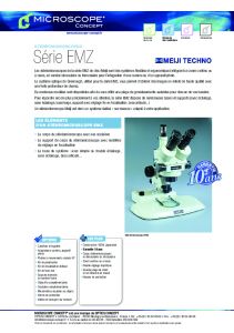 MEIJI Srie EMZ Documentation - Optics Concept