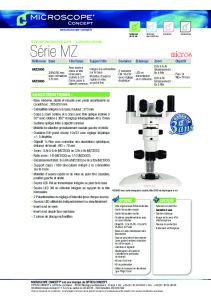 Brochure MICROS Srie MZ