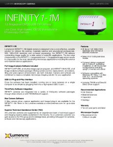 LUMENERA INFINITY 1-1M
