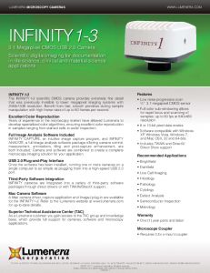 LUMENERA INFINITY 1-3