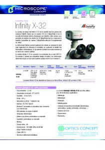 Camra 32 MP de microscopie DeltaPix Infinity X-32