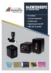 Caméras de microscopie DeltaPix 4K HDMI