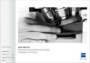 Zeiss Axio Vert.A1 - Microscope Concet