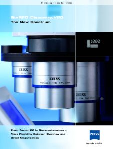 ZEISS Stereo Discovery V20 - Optics Concept