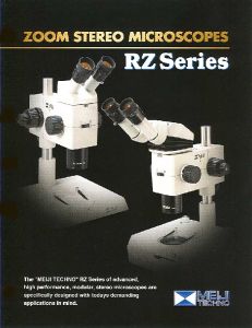 Stromicroscope MEIJI Srie RZ - Optics Concept