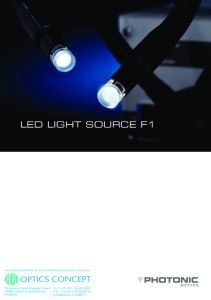 Source de lumire LED F1 - Photonic Optics