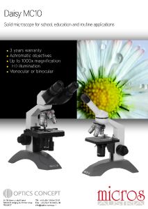 Optics Concept - MICROS Daisy MC10