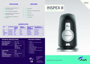 Microscope Ash INSPEX II - Microscope Concept