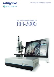 Microscope numrique HIROX RH-2000