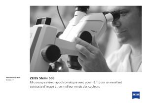 Microscope Zeiss Stemi 508 - Optics Concept