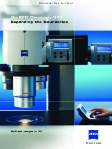 Stereo Discovery V12 - Microscope Concept