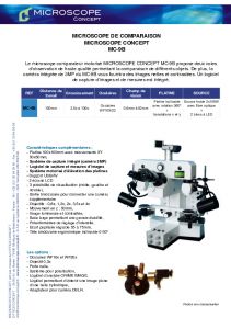 Brochure MICROSCOPE CONCEPT MC-9B