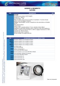 SATURN : Cercle  LED et Logiciel de Contrle