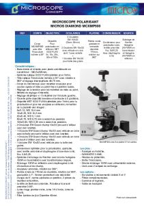 Diamond MCXMP500 - Microscope polarisant MICROS