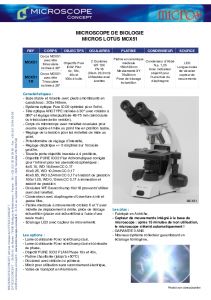 Microscope Lotus MCX51 - Microscopes MICROS